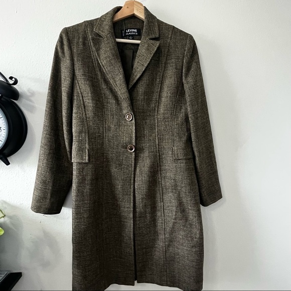 Larry Levine Classics Coat jacket Size 8 NWOT - Picture 3 of 10